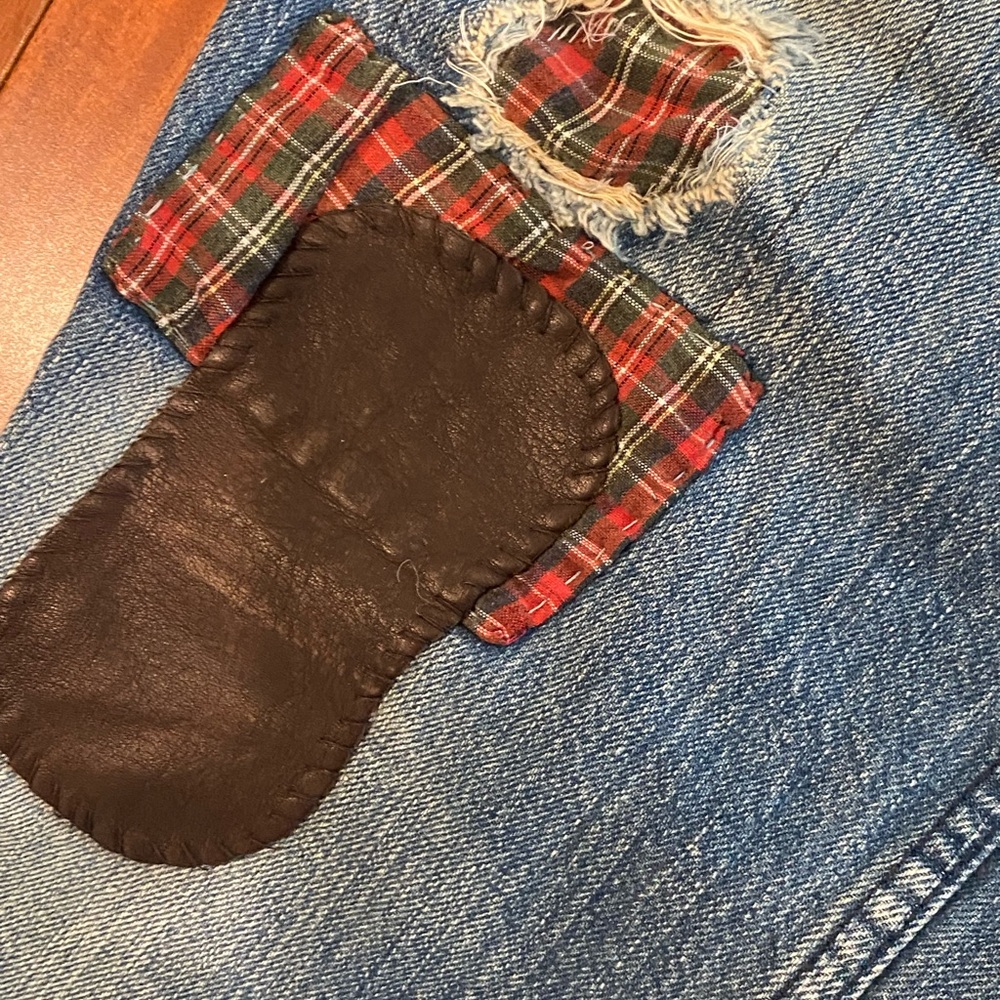 RALPH LAUREN PATCHWORK JEANS - Picture 4 of 12